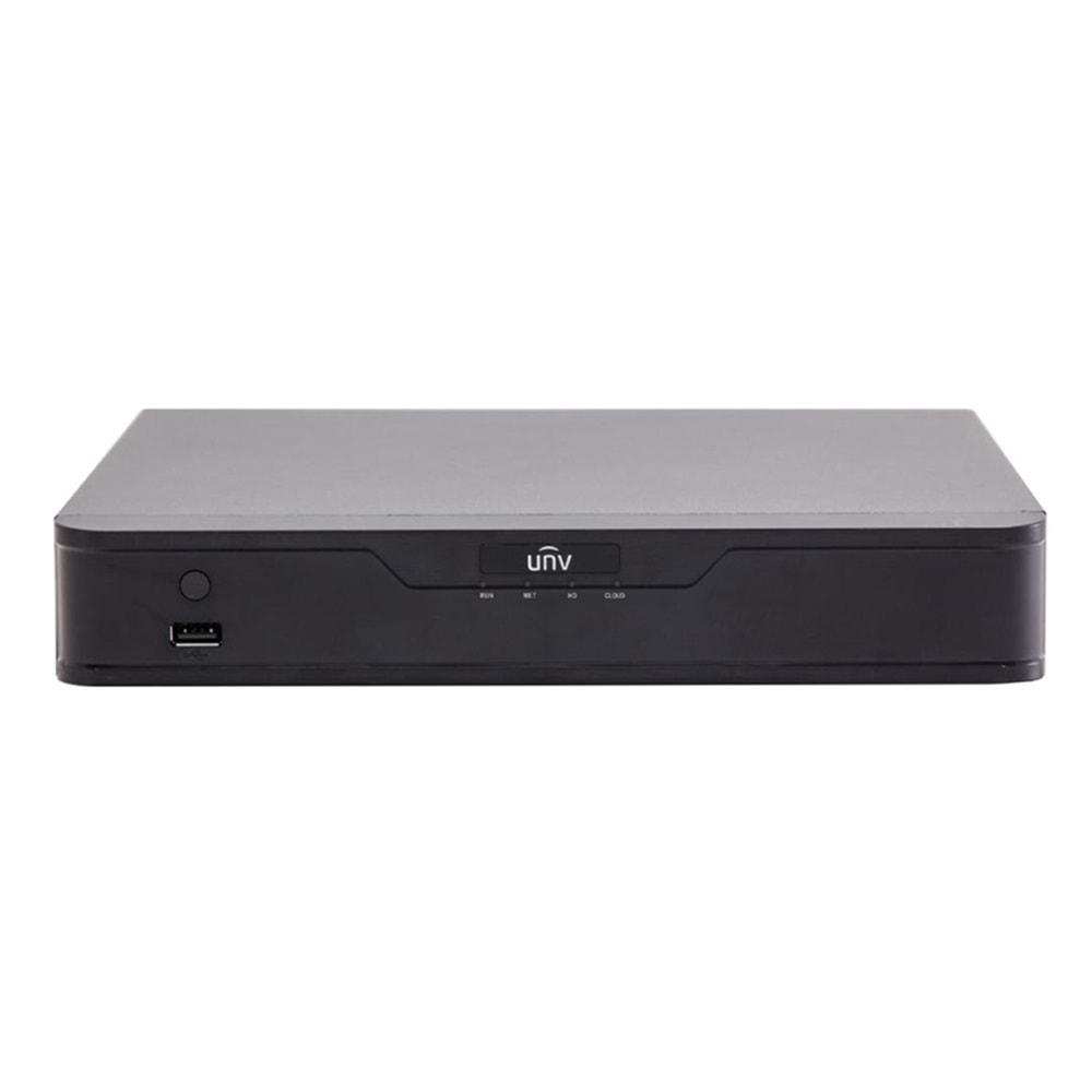 UNV NVR301-08S3 8 KANAL 8MP Ultra265 NVR CİHAZI