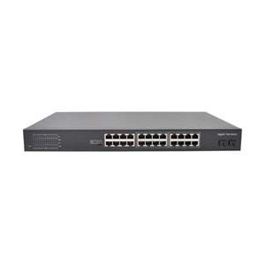 VİDEOPARK VP-24PG-2SFP-300W 24 Port Gigabit PoE + 2 Port SFP 300W PoE SWITCH Dahili Power